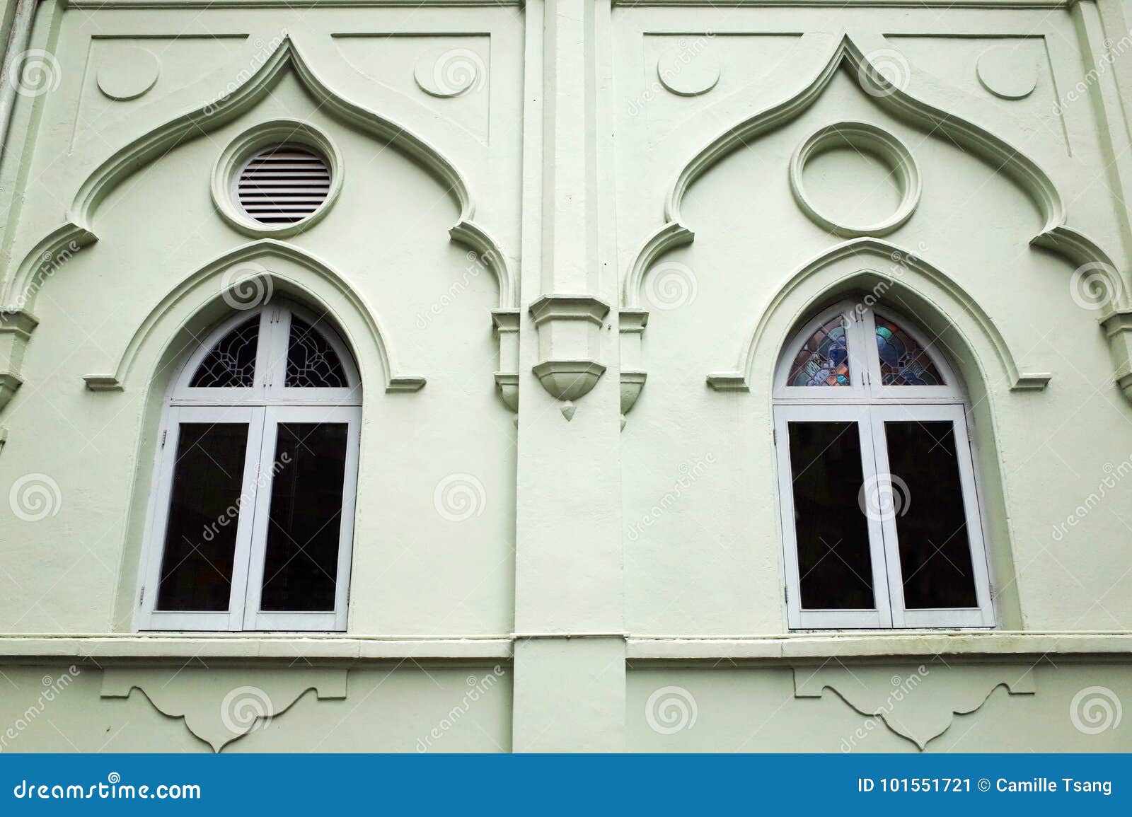 windows of mosque