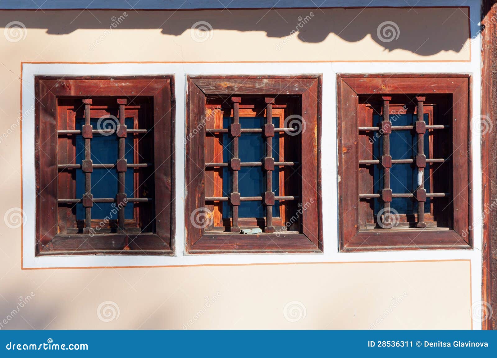 The Windows of the Old House Stock Image Image of window, village