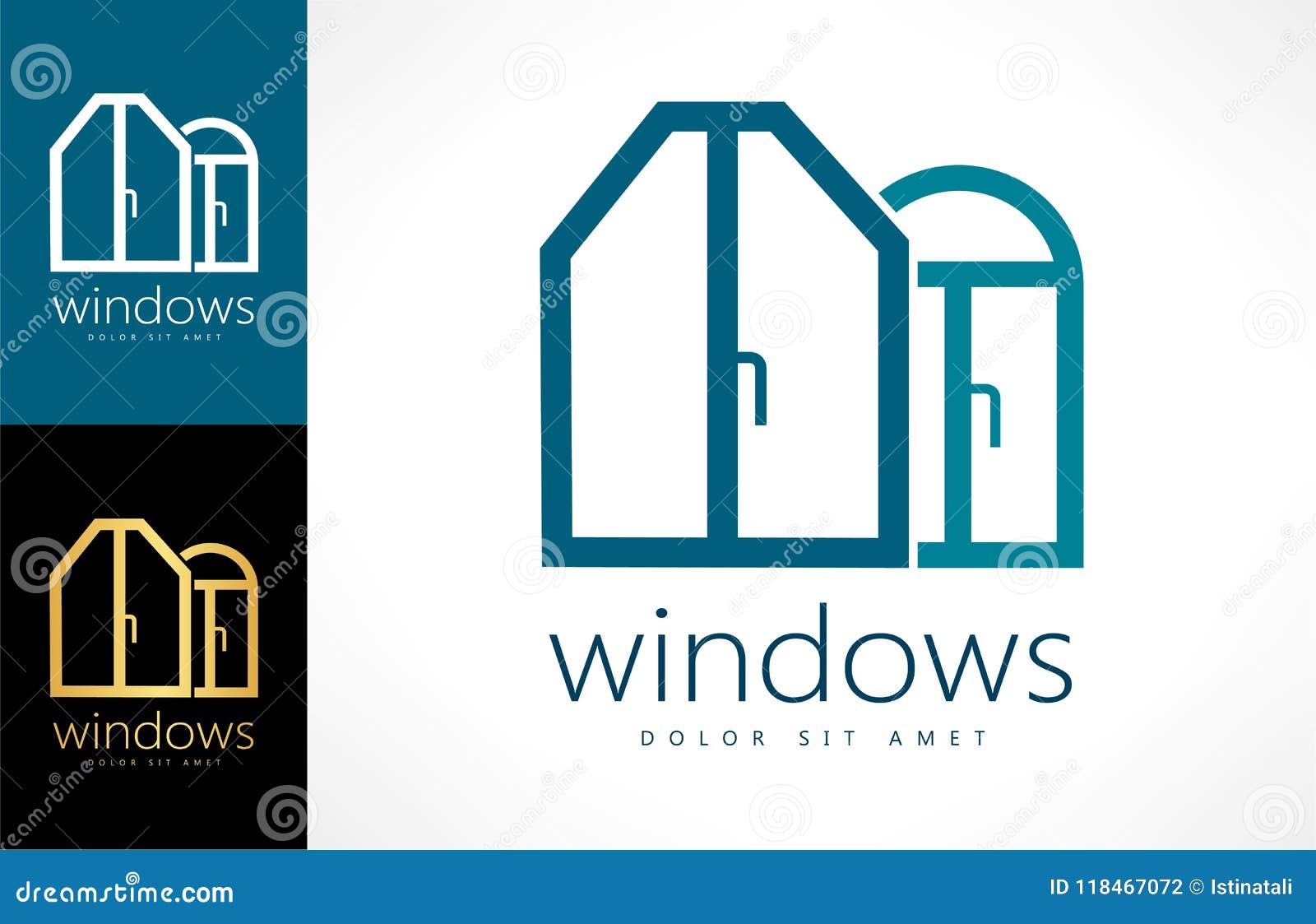 logo design cool windows