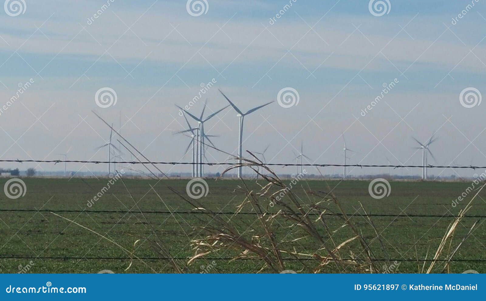 Windpower in Oklahoma stock image. Image of windpower 95621897