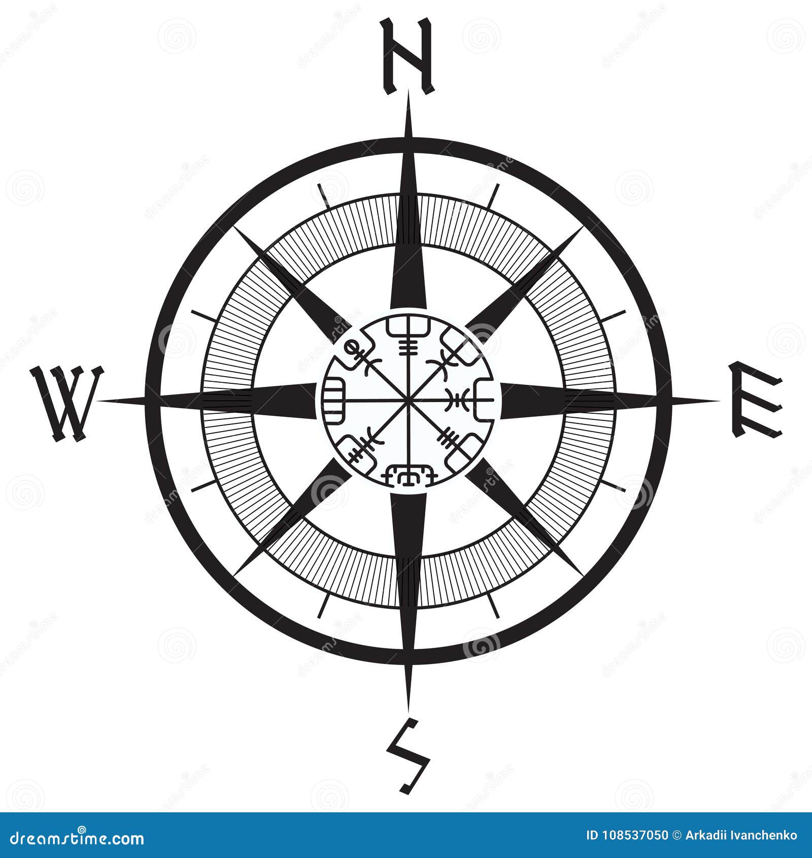 Windrose Zeichnen