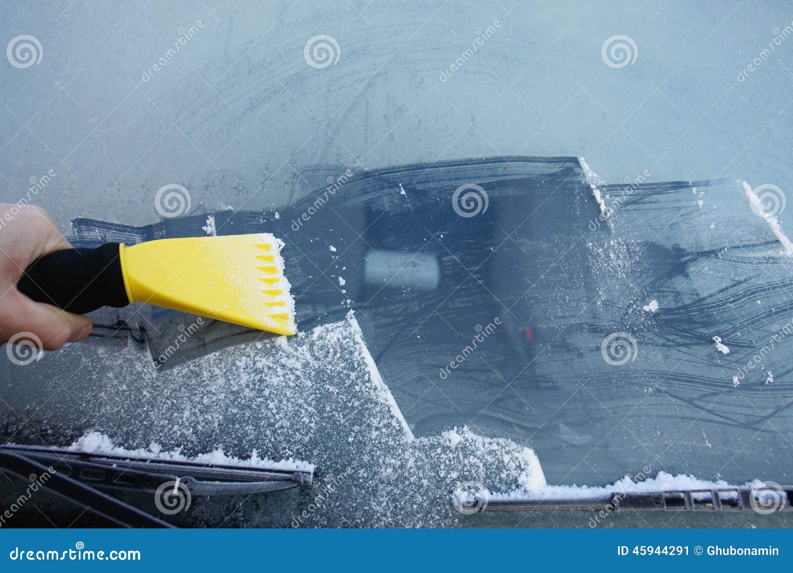 Windshield stock image. Image of freeze, iced, glass 45944291