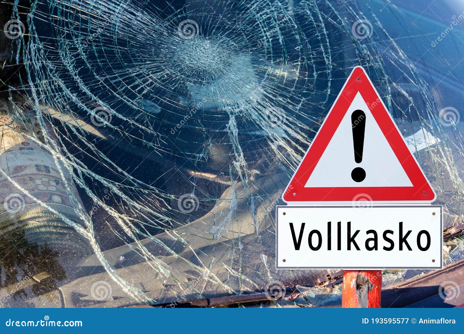 Windshield Car Full Insurance Shield Stock Image Image of design