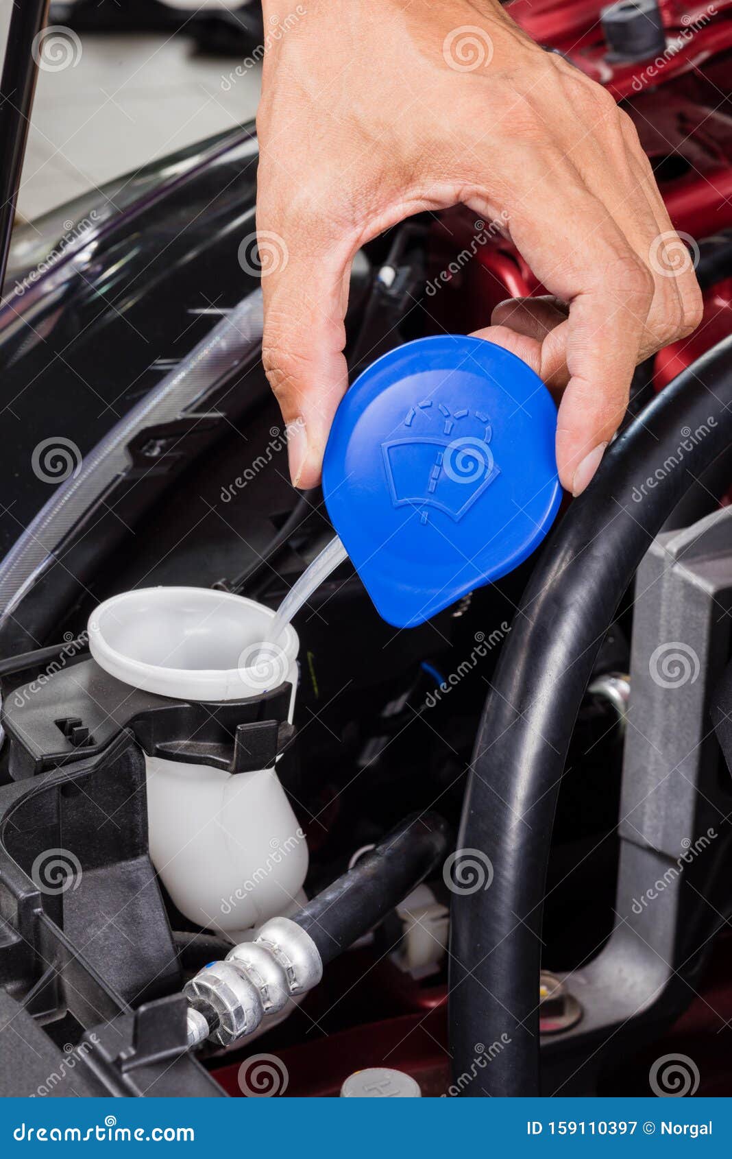 Topping Up Windshield Washer Fluid