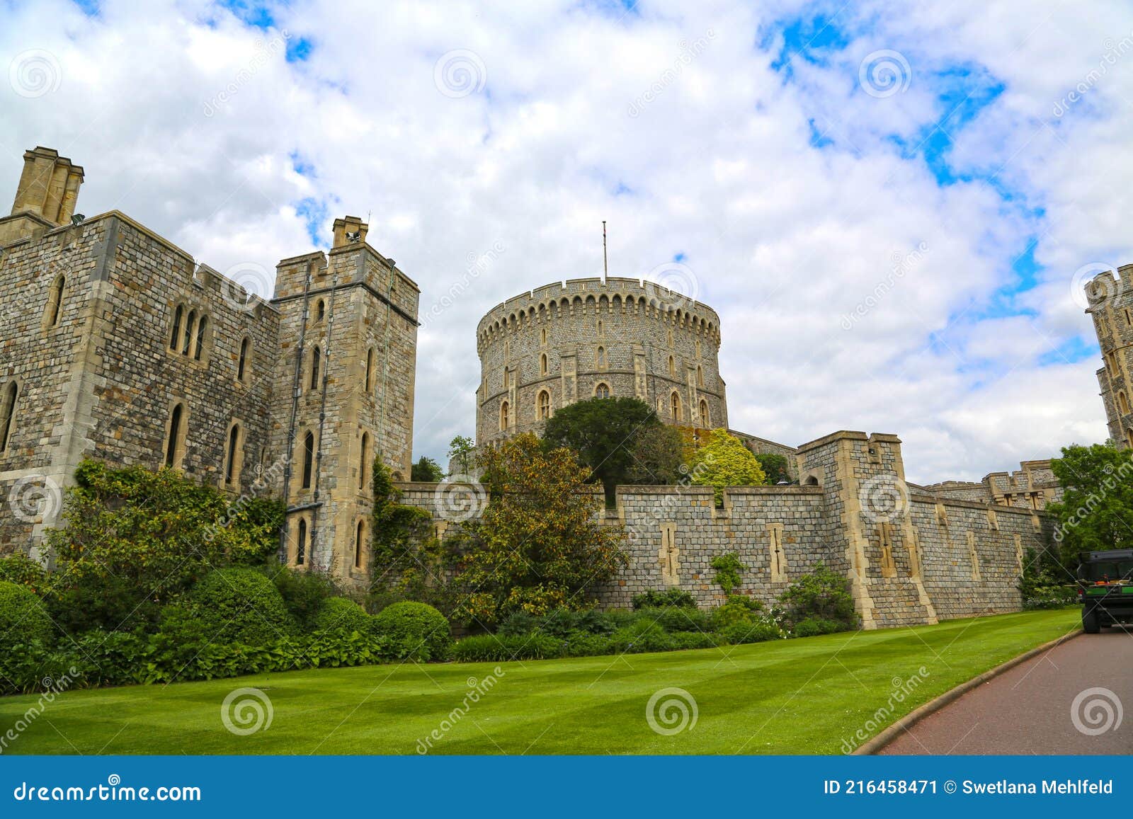 Windsor, Great Britain May 25, 2016 Windsor Castle, Round Tower