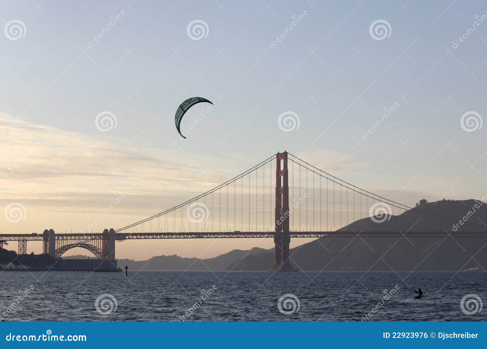 Windsurfing, San Francisco Bay Stock Photo Image of gate, area 22923976