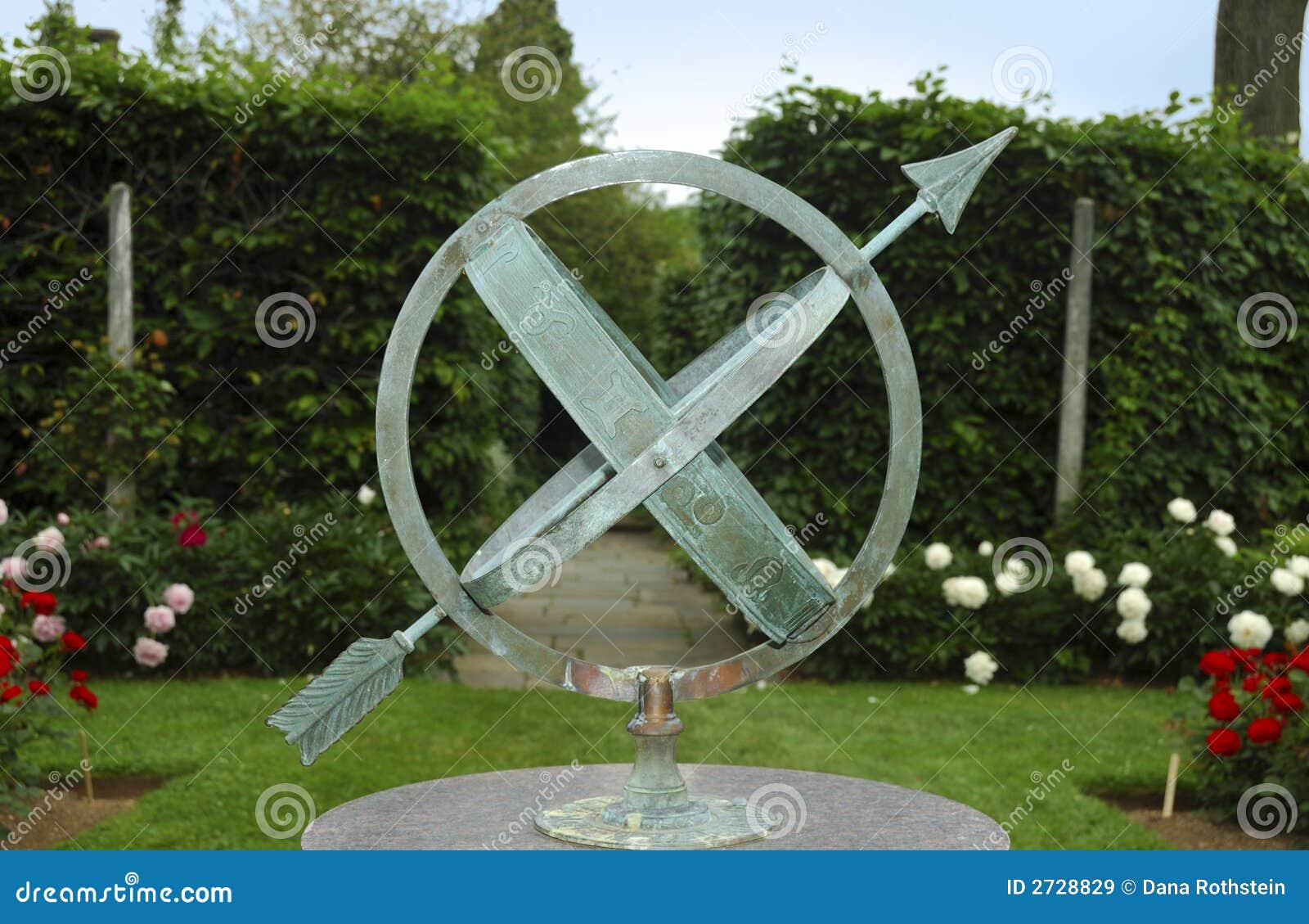 Windwijzer stock afbeelding. Image beeldhouwwerk, tuin - 2728829