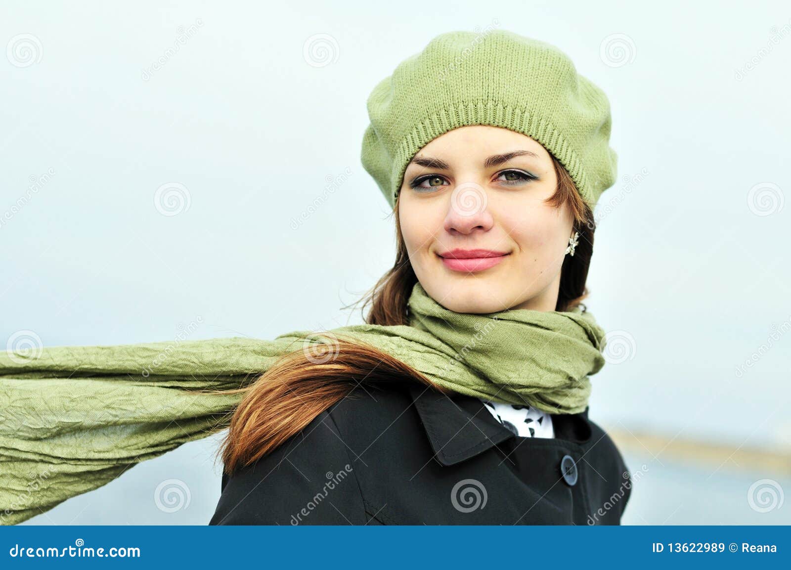 Windy day stock image. Image of happy, copy, background - 13622989