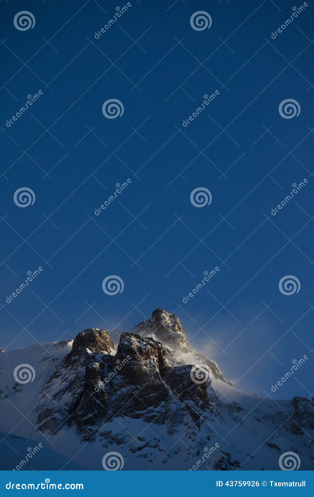 windy morning on the mountain