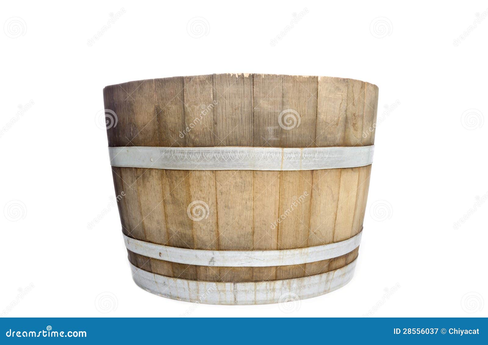 wine barrel  on white