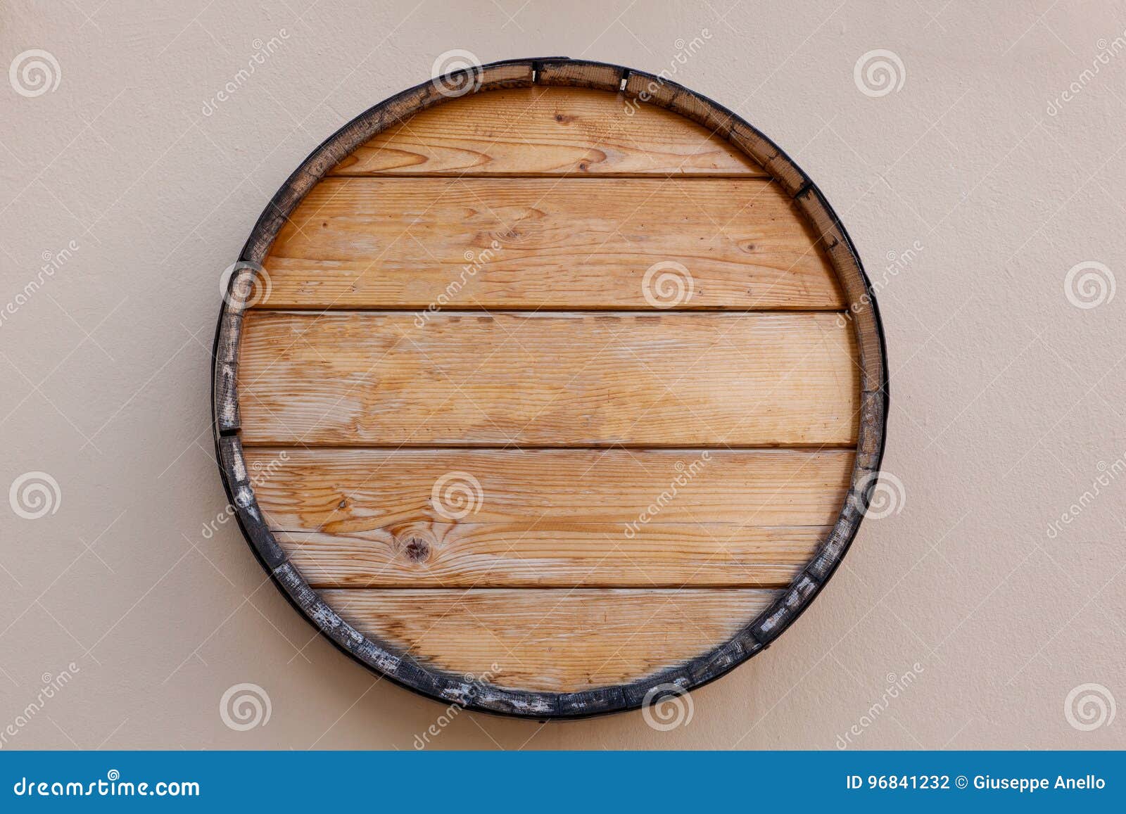 Wine barrel top stock photo. Image of space, retro, storage 96841232