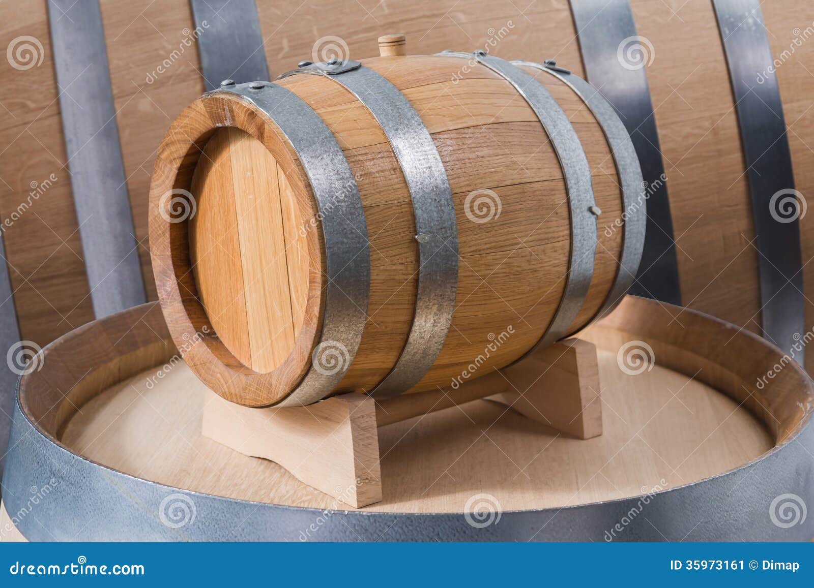 Wine barrels stock image. Image of liquid, clipping, transportation
