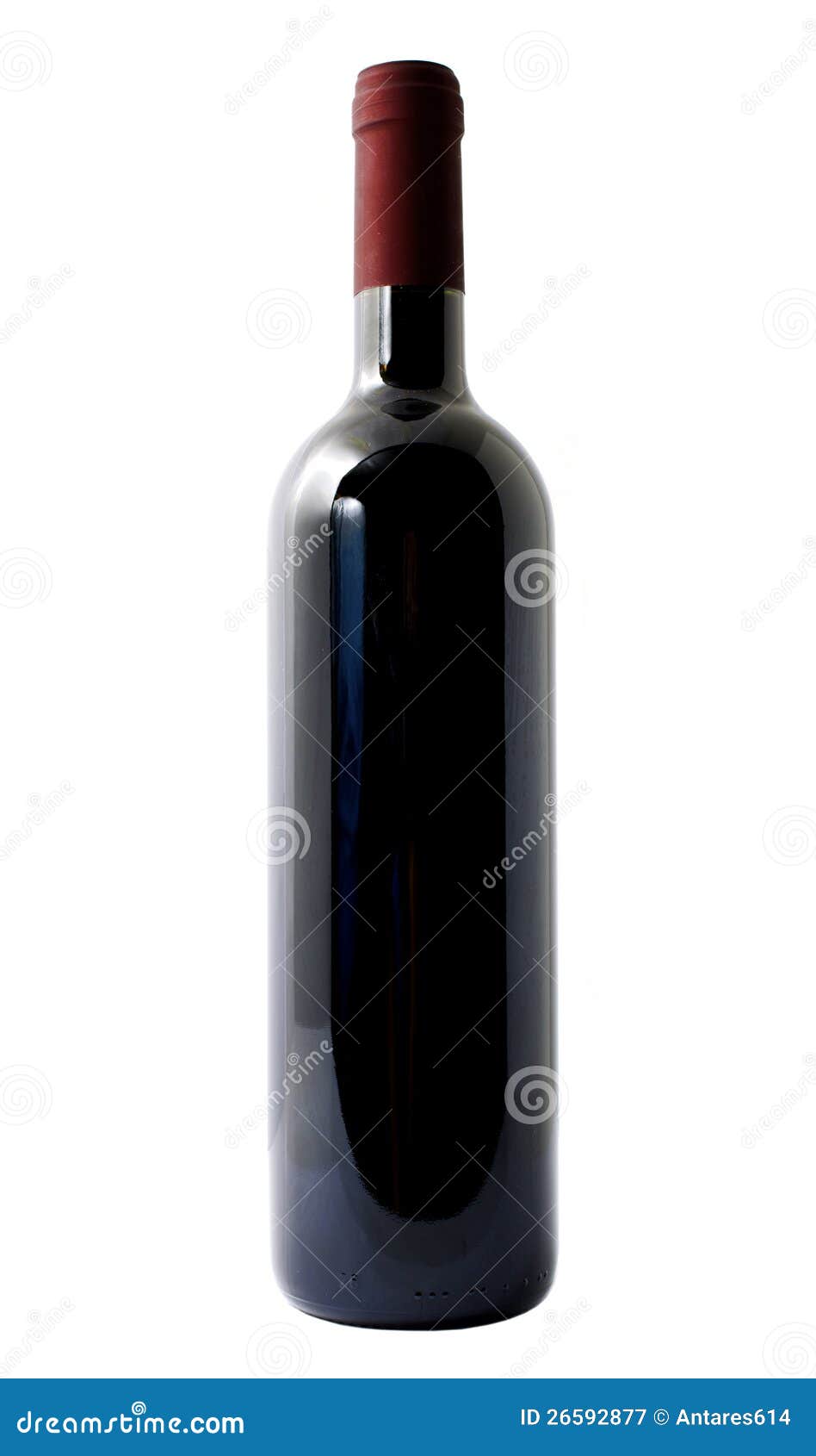 Wine bottle stock image. Image of white, tasting, blank 26592877