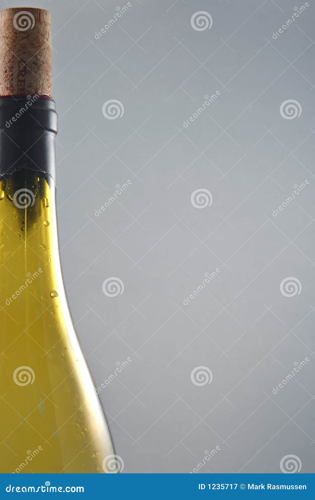 Wine bottle and cork stock image. Image of white, dinner 1235717