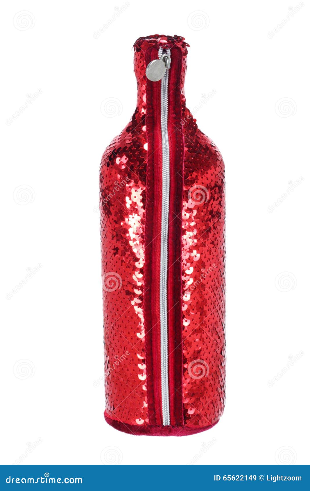 Wine Bottle with Jacket stock image. Image of beverage 65622149
