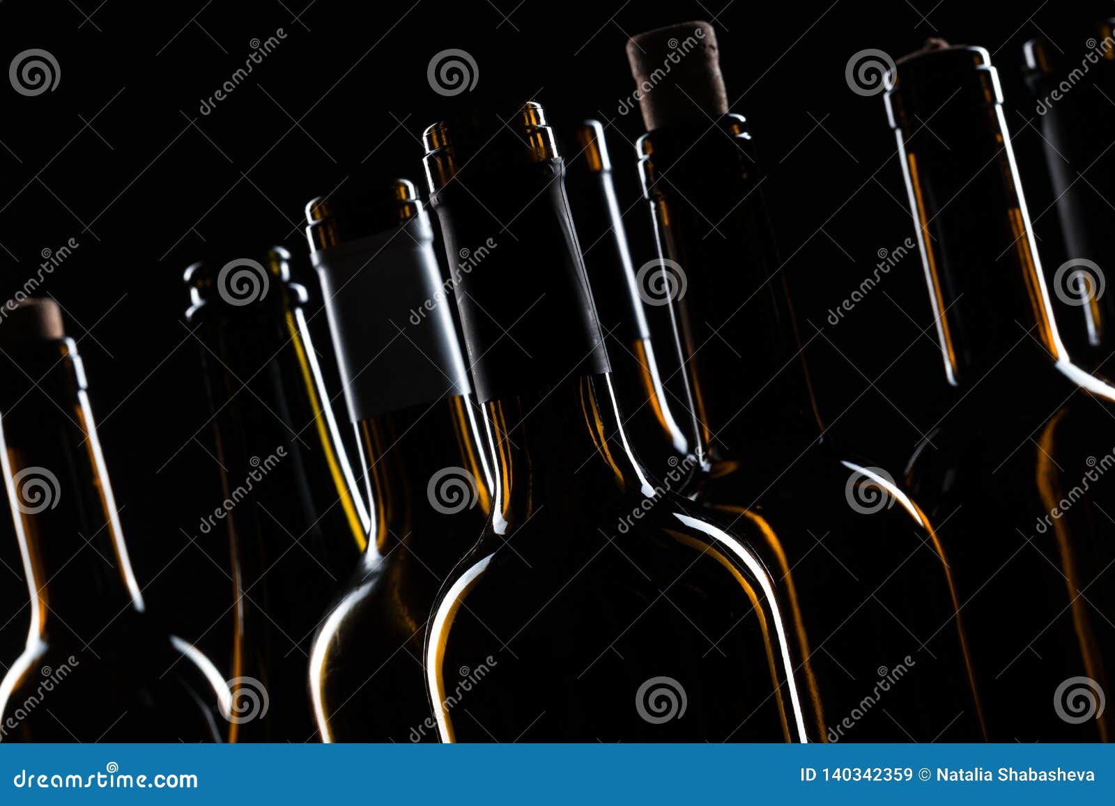 Download Wine Bottle Mockup. Front View Stock Image - Image of cork, background: 140342359