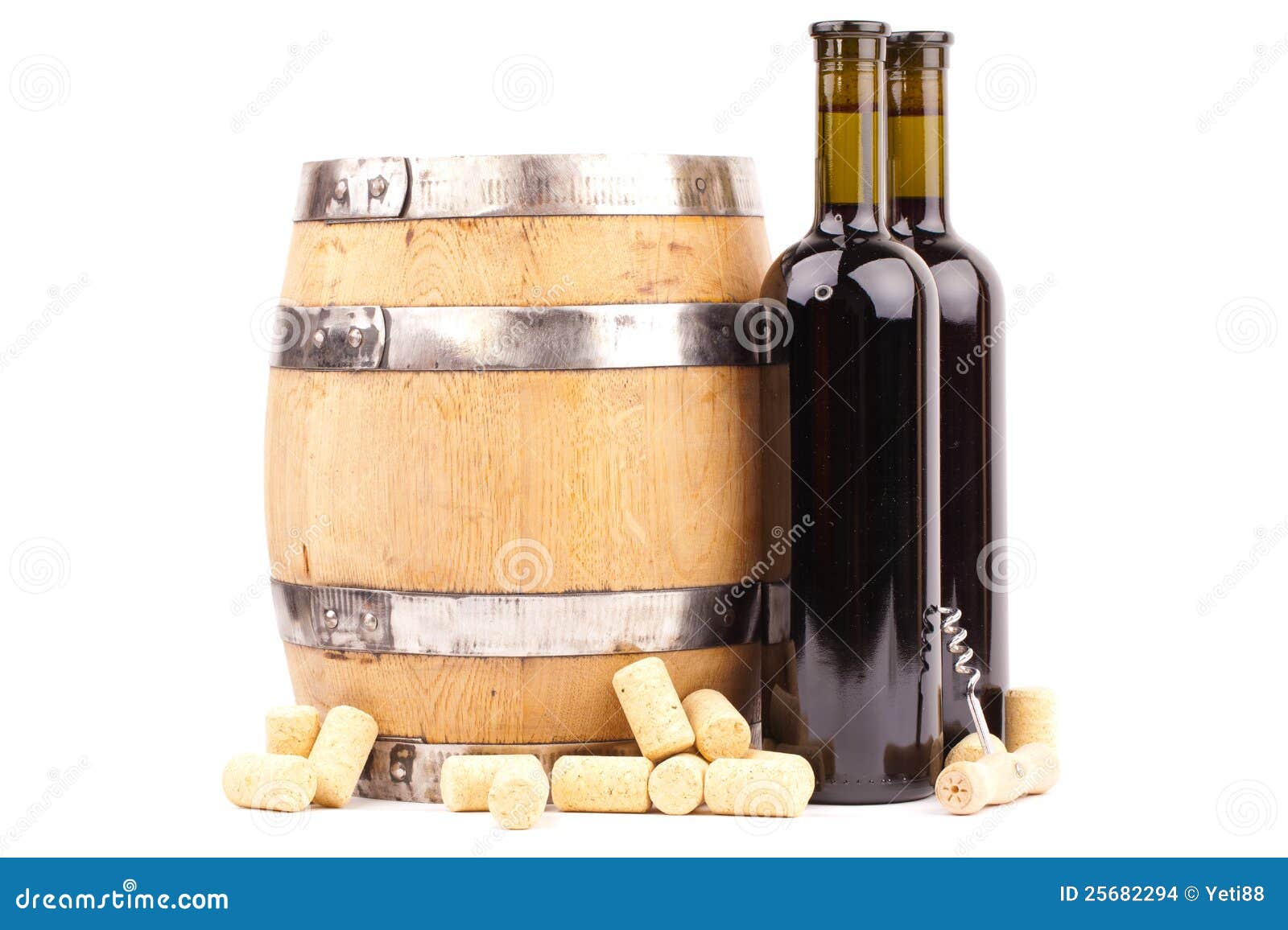 Wine bottles and corks stock photo. Image of nature, alcohol 25682294