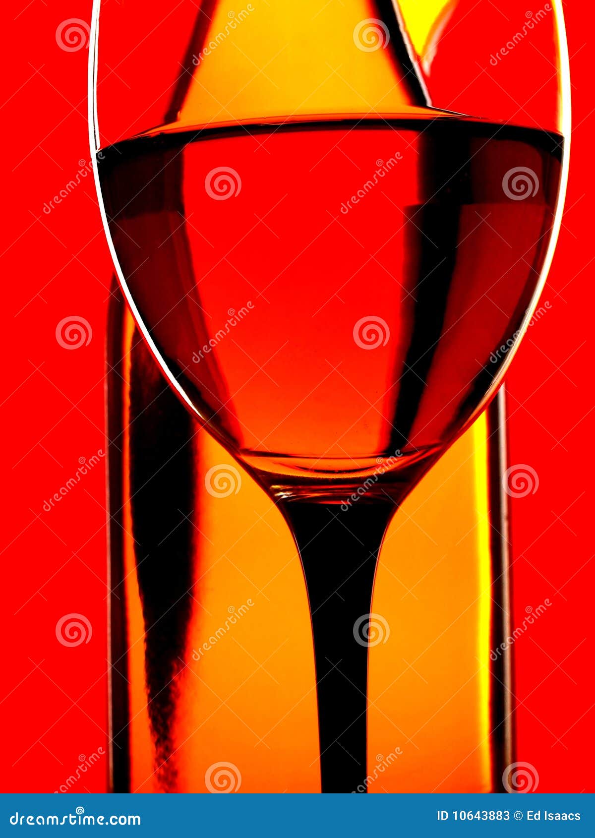 wine bottles & glass background