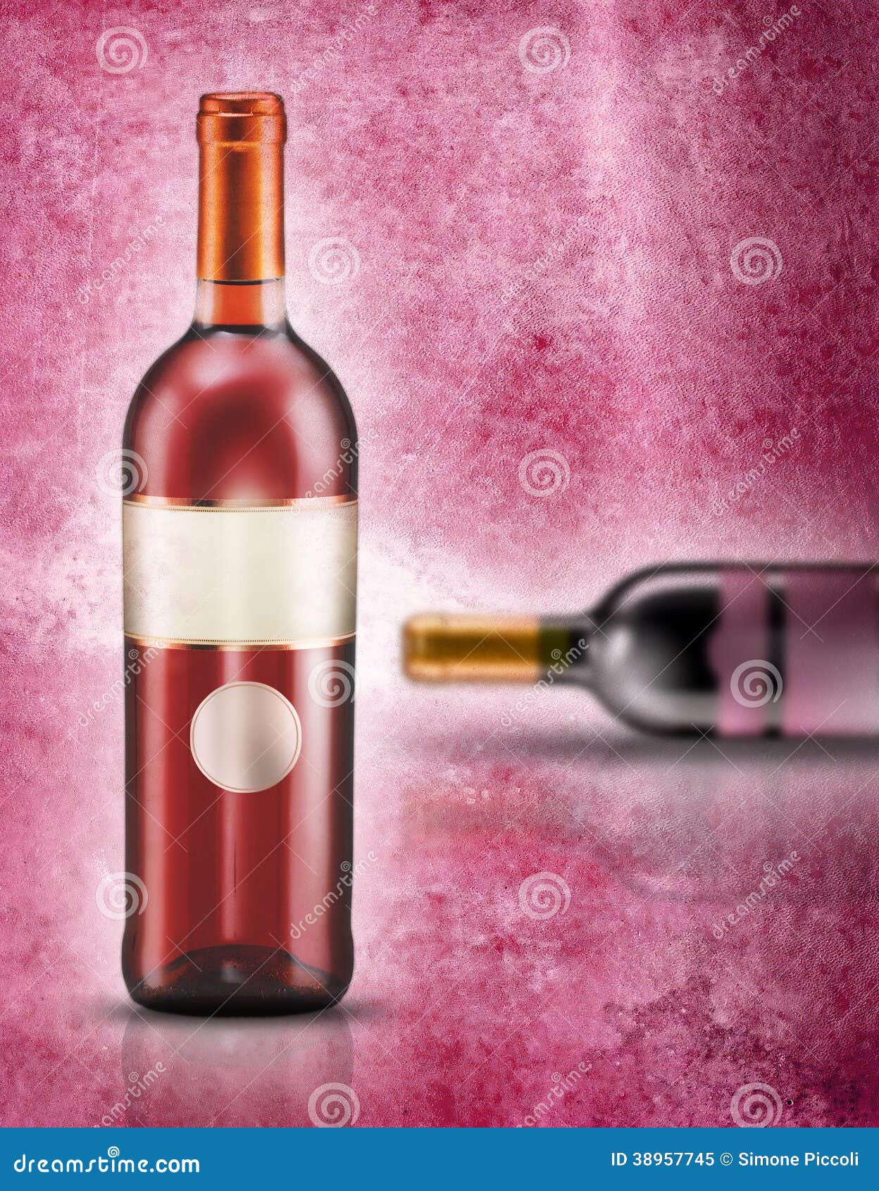 Wine bottles stock image. Image of neck, grapes, fine 38957745