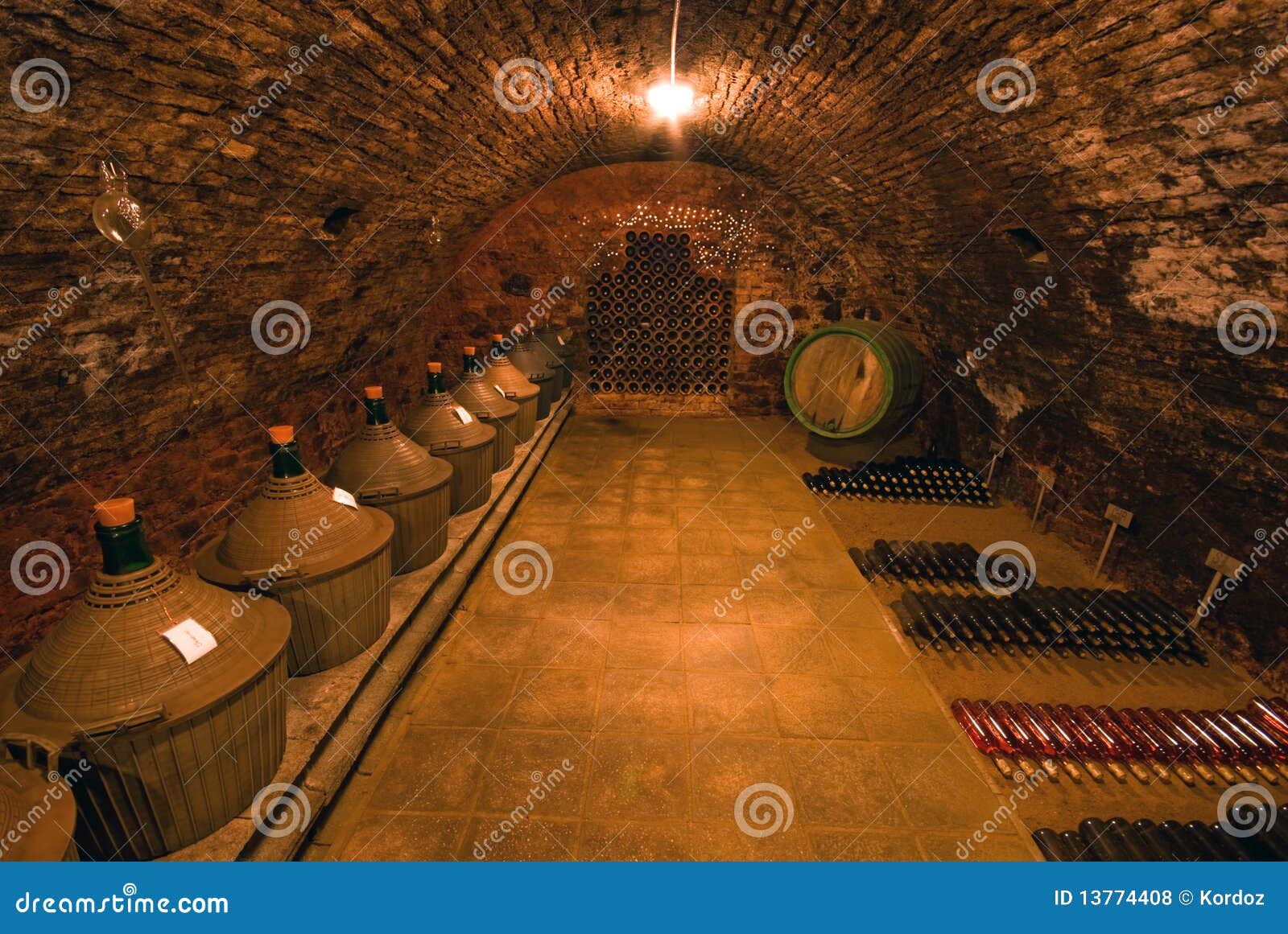 Wine cellar stock photo. Image of demijon, wine, doln 13774408
