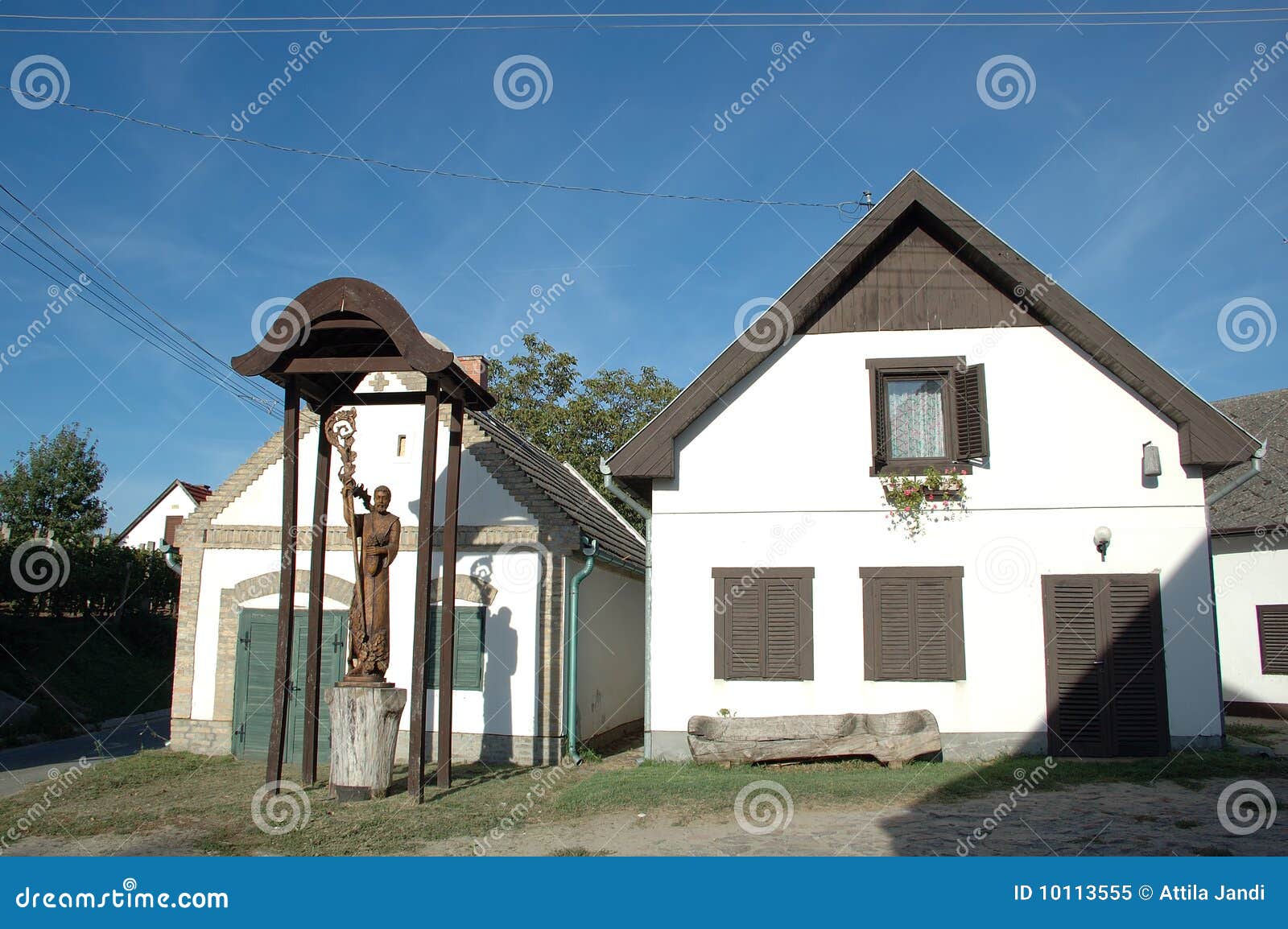 wine cellars, hajos, hungary