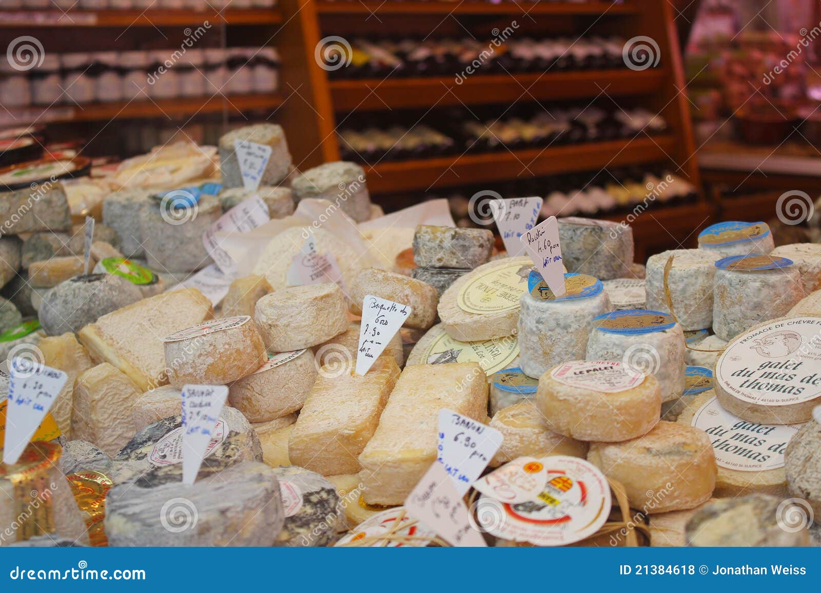 Wine and Cheese Shop editorial stock photo. Image of french 21384618