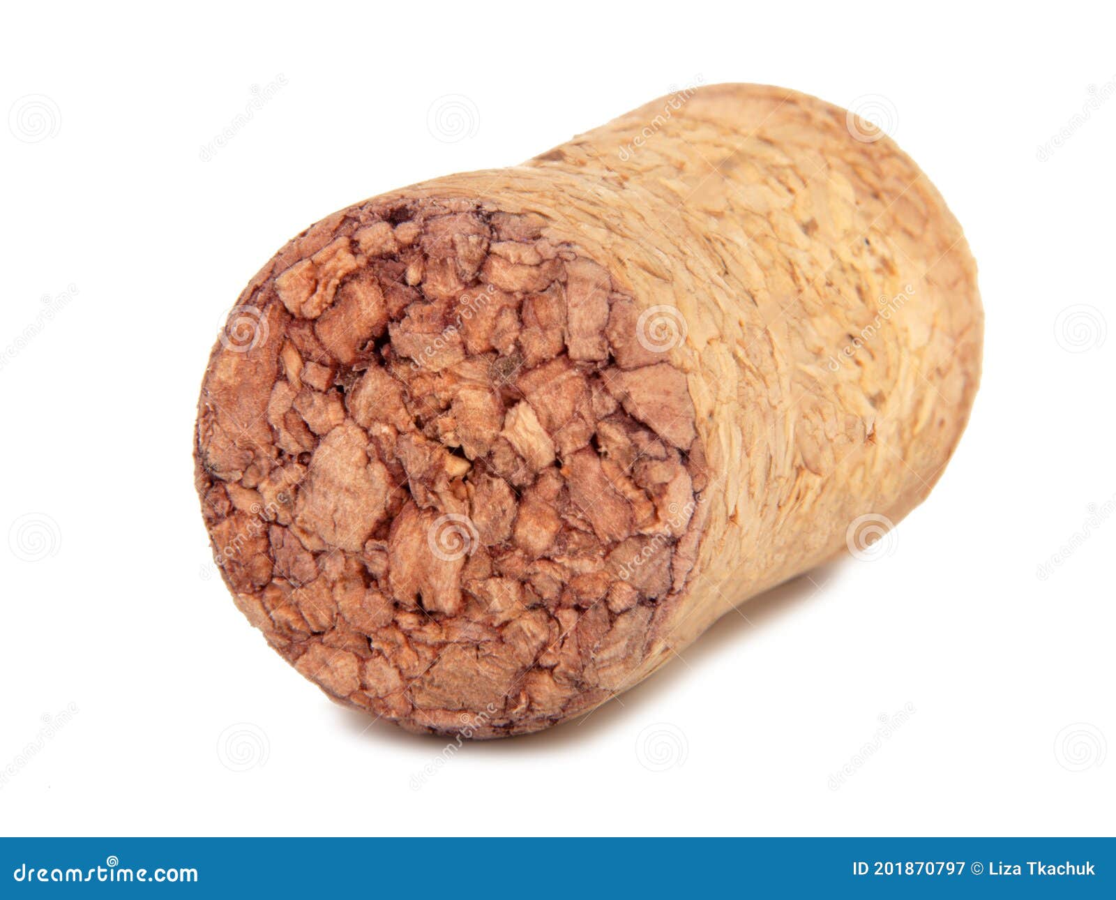 Wine Cork Macro Isolated on the White Stock Image Image of glass