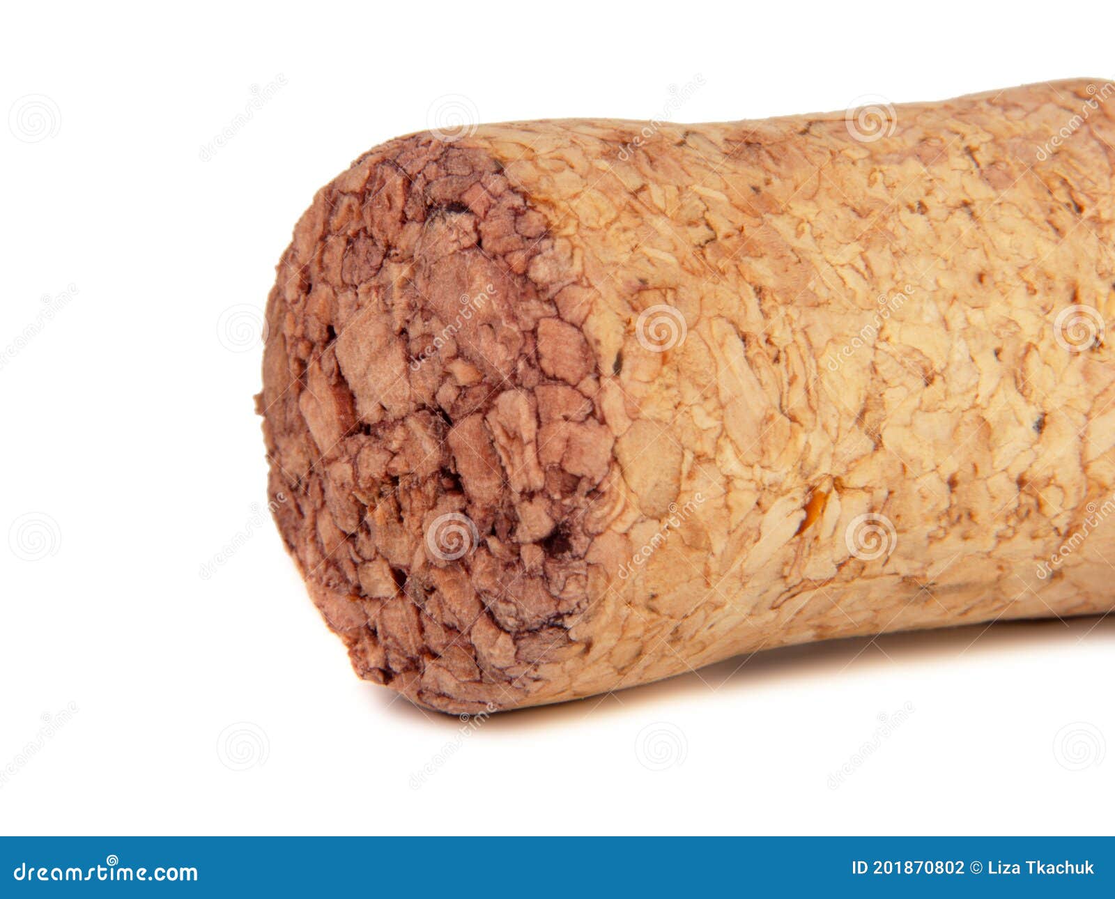 Wine Cork Macro Isolated on the White Stock Photo Image of white