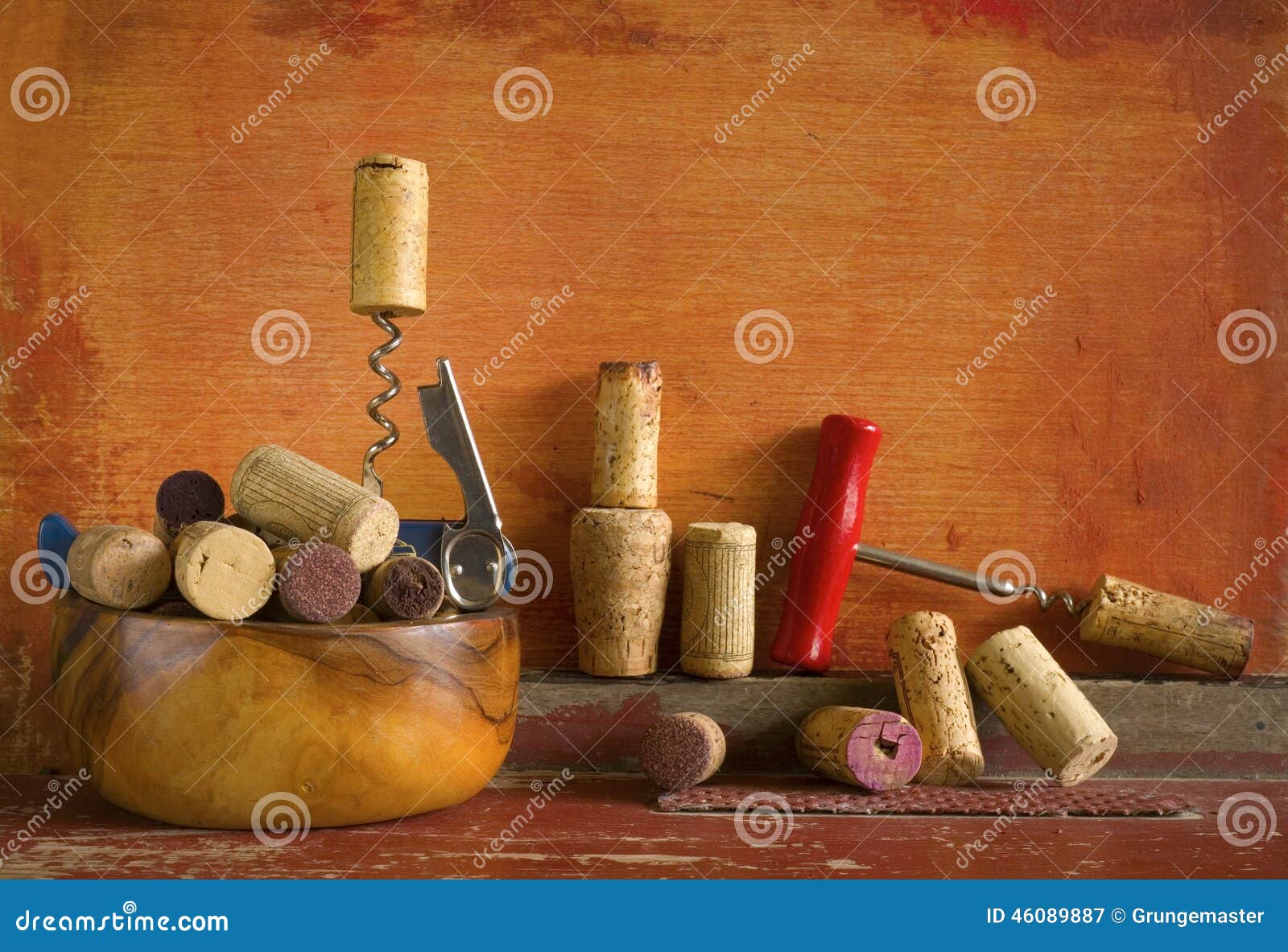 wine corks and corkscrews,