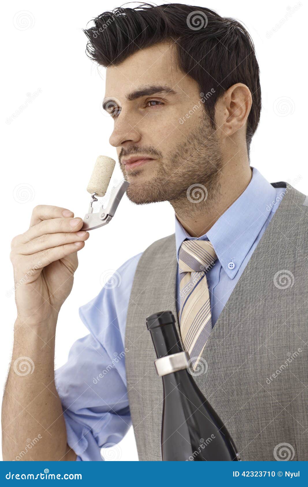 Wineexpert working stock photo. Image of smelling, caucasian 42323710