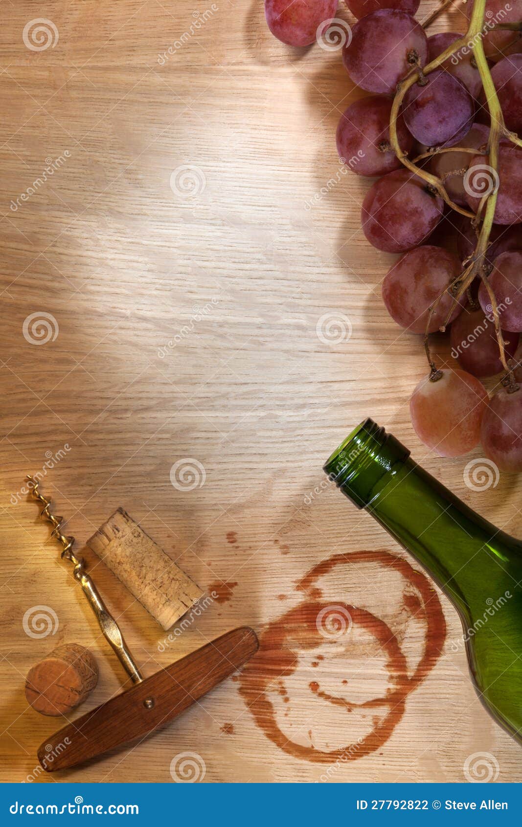 Wine on a farmhouse table stock photo. Image of table 27792822