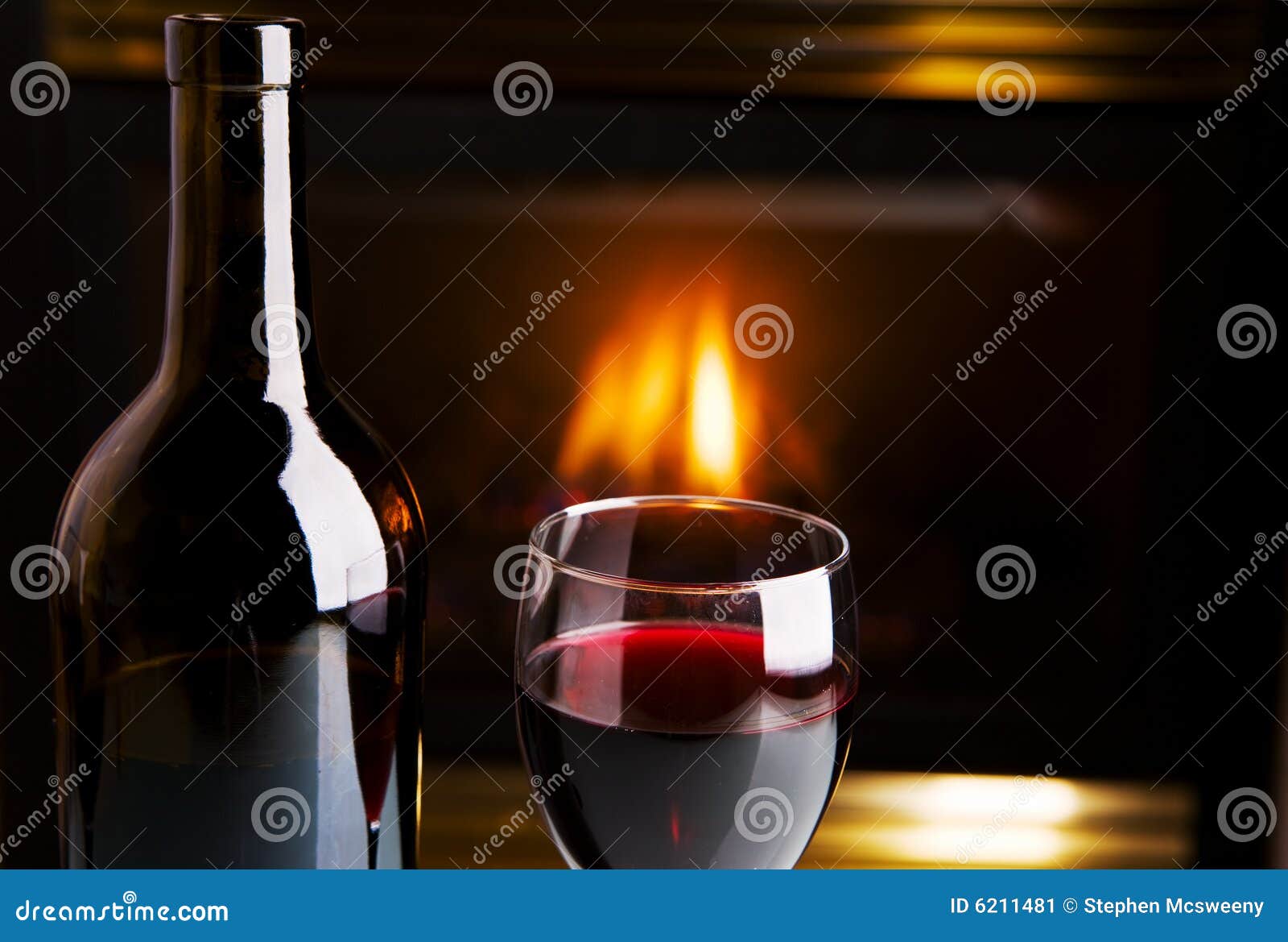 Wine and fire stock image. Image of comfort, logs, chill 6211481