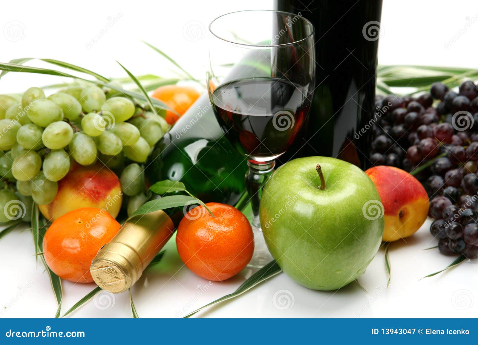 Wine and fruit stock image. Image of edible, orange, fruit 13943047