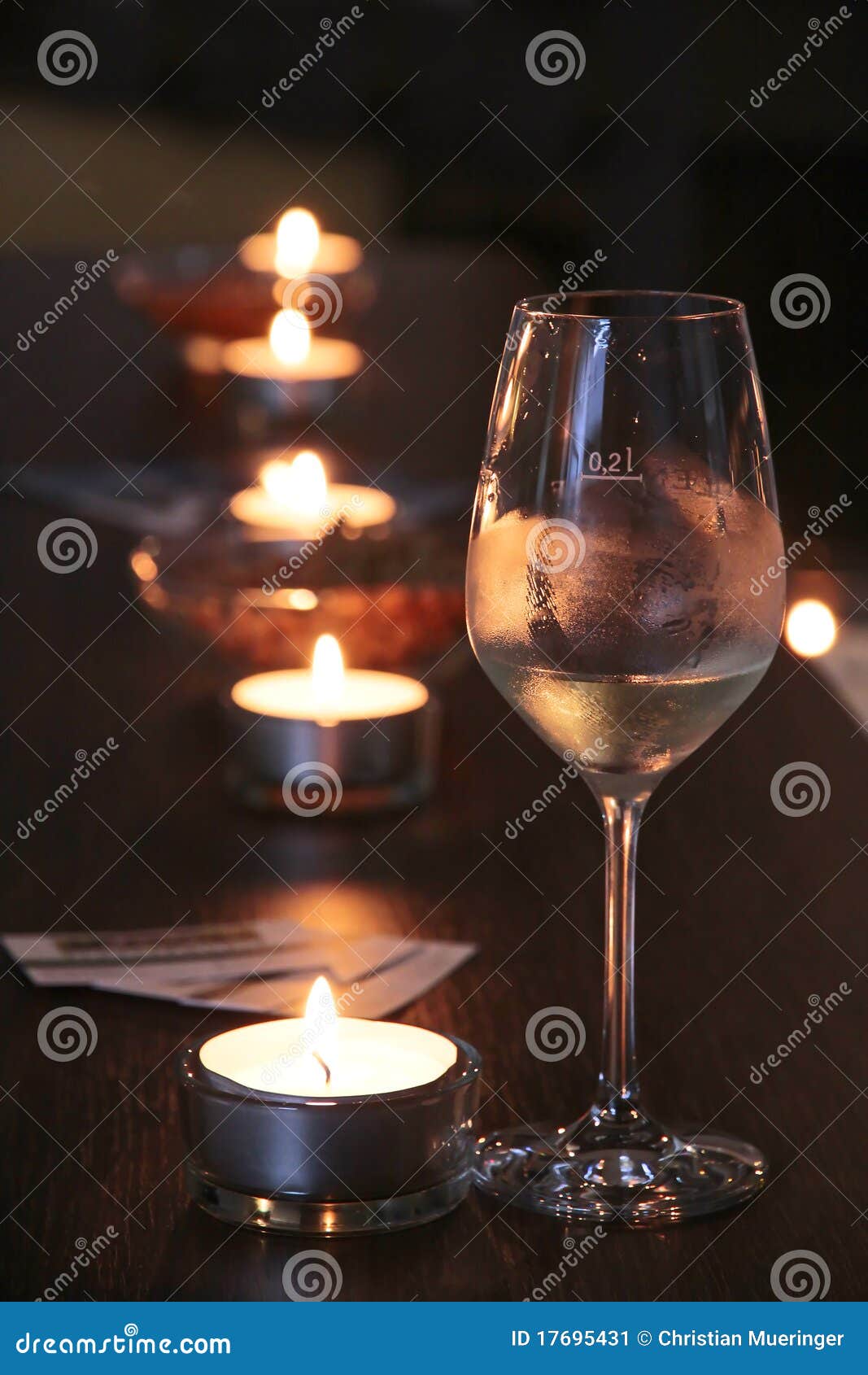 Wine glass in bar stock image. Image of vineyard, wine 17695431