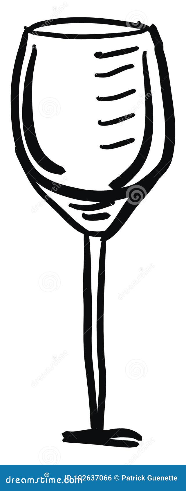 Wine Glass, Illustration, Vector Stock Vector Illustration of wine