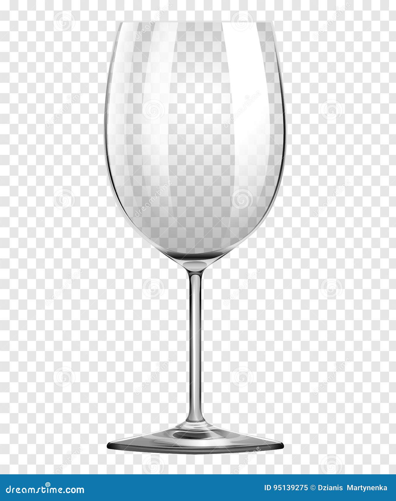 Download Wine Glass mockup stock vector. Illustration of liquid - 95139275