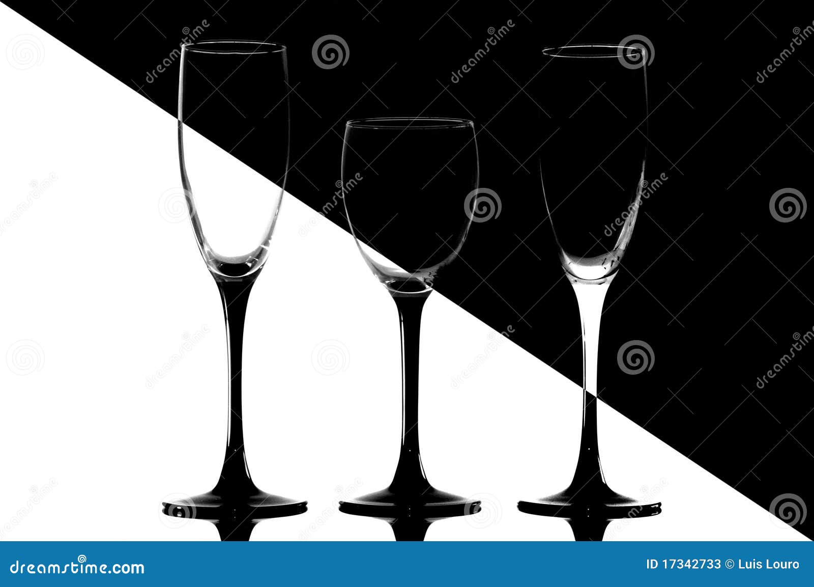 Wine glasses stock image. Image of white, beautiful 17342733