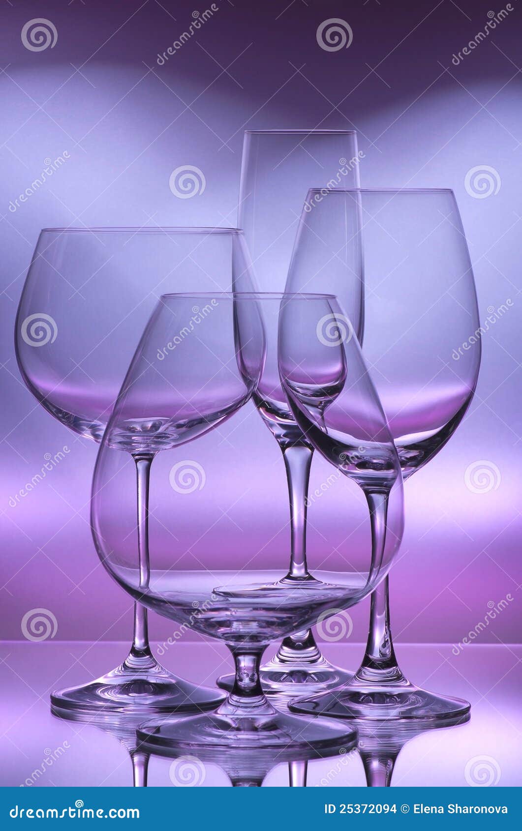 Wine glasses stock photo. Image of champagne, design 25372094