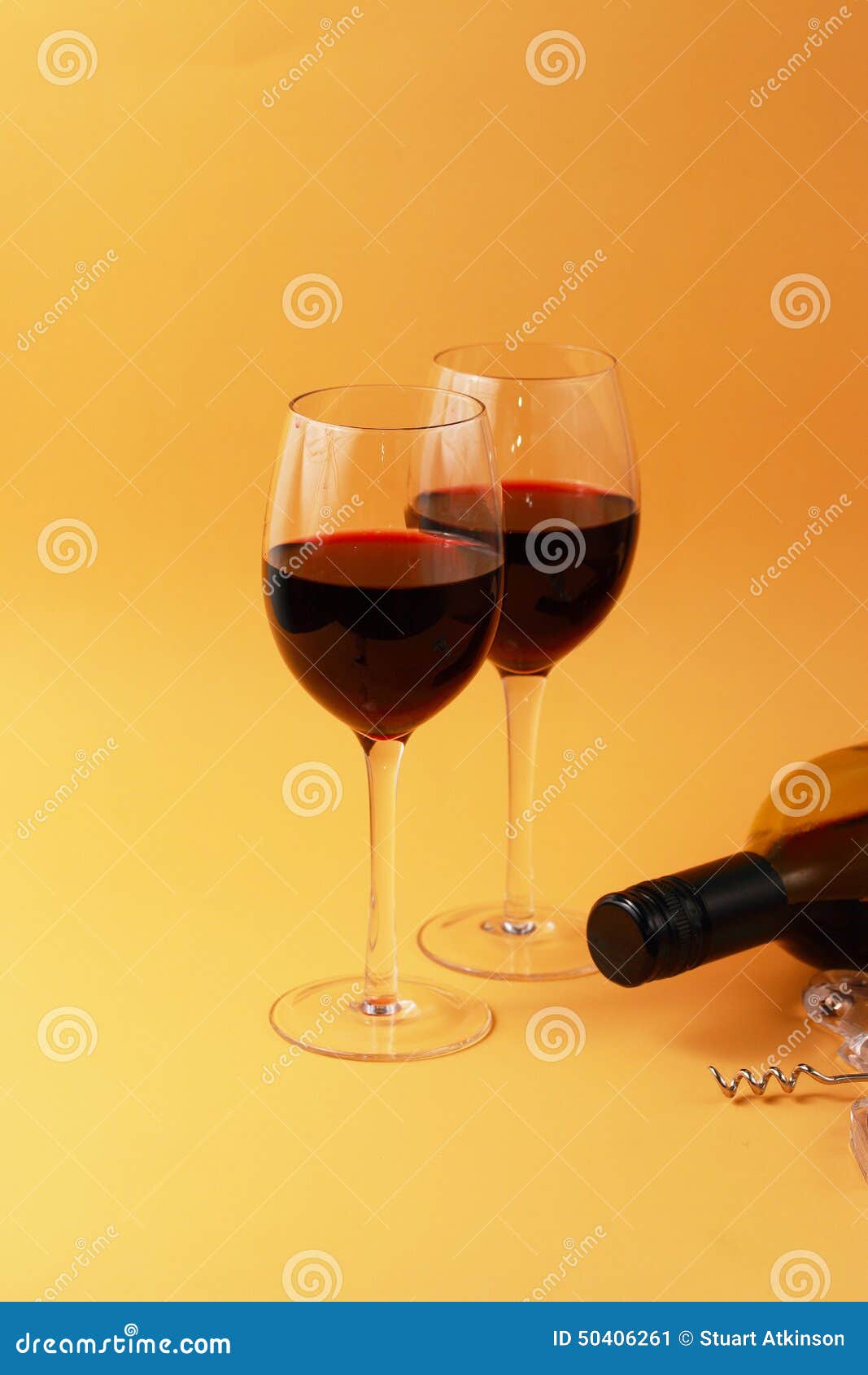 Wine glasses and bottle stock image. Image of alcohol 50406261