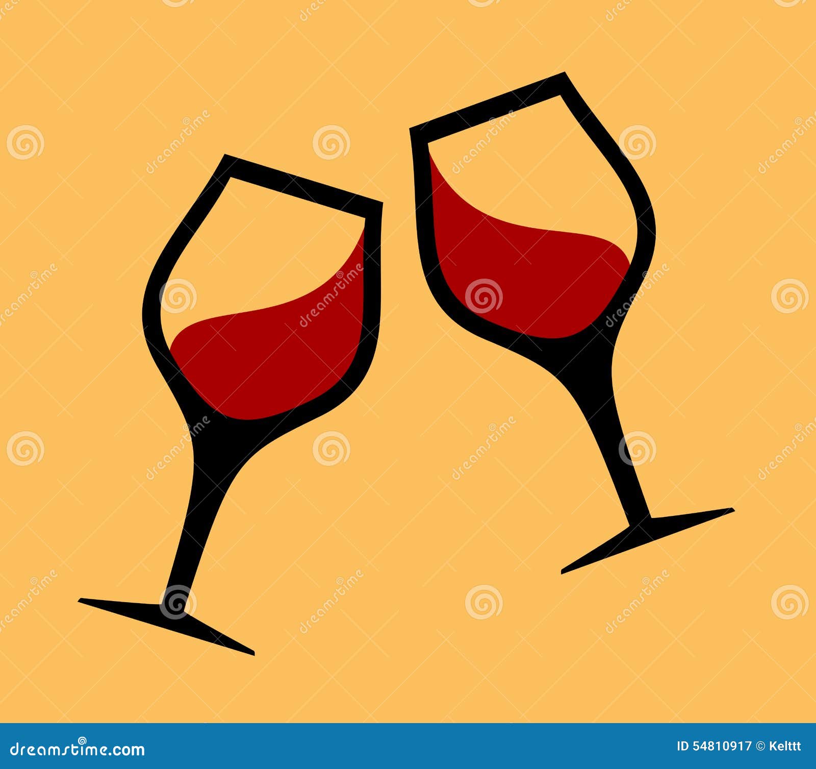 Wine glasses icon stock illustration. Illustration of holiday 54810917