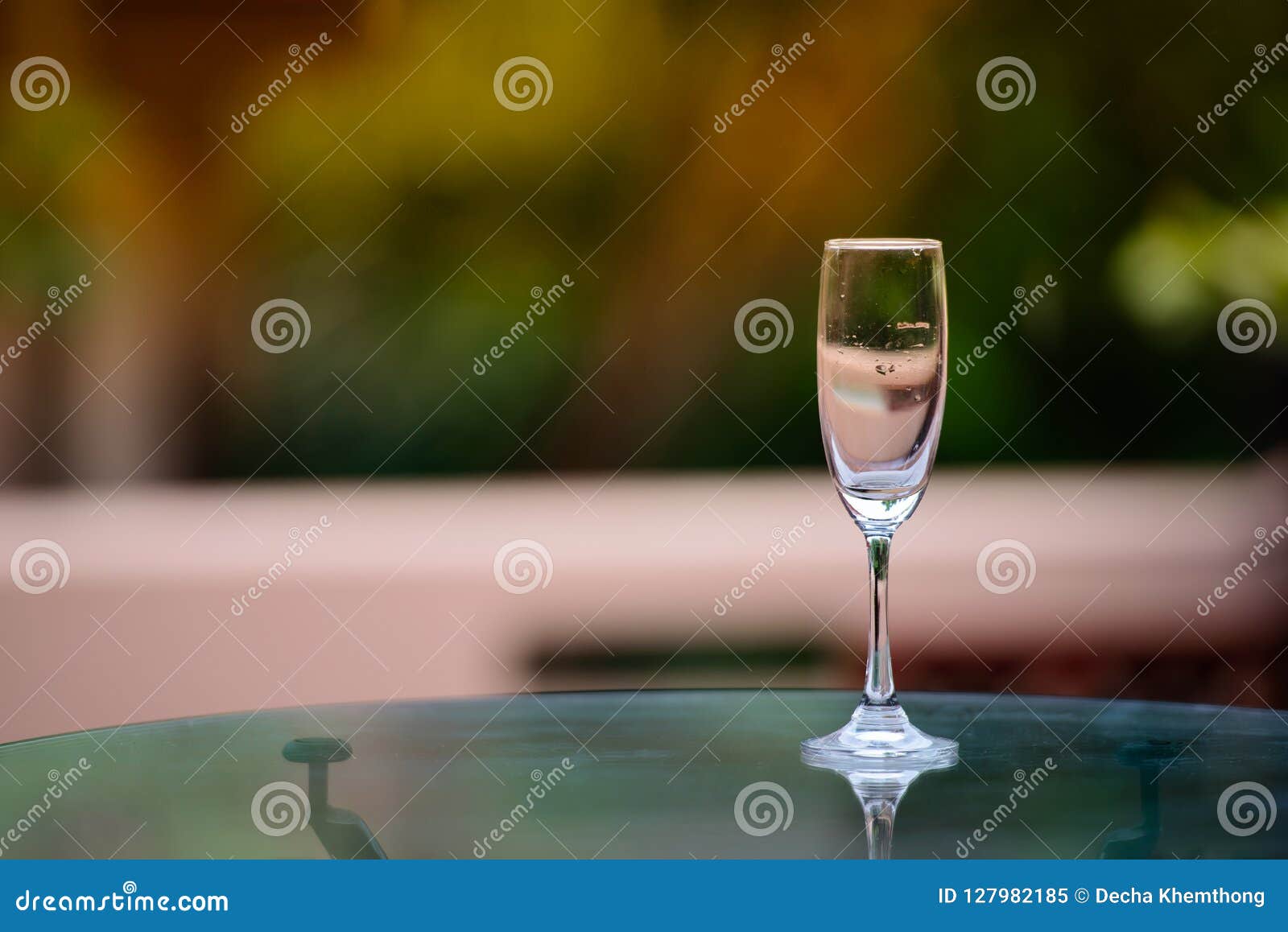 Wine Glasses Placed at the Party. Stock Image Image of alcohol