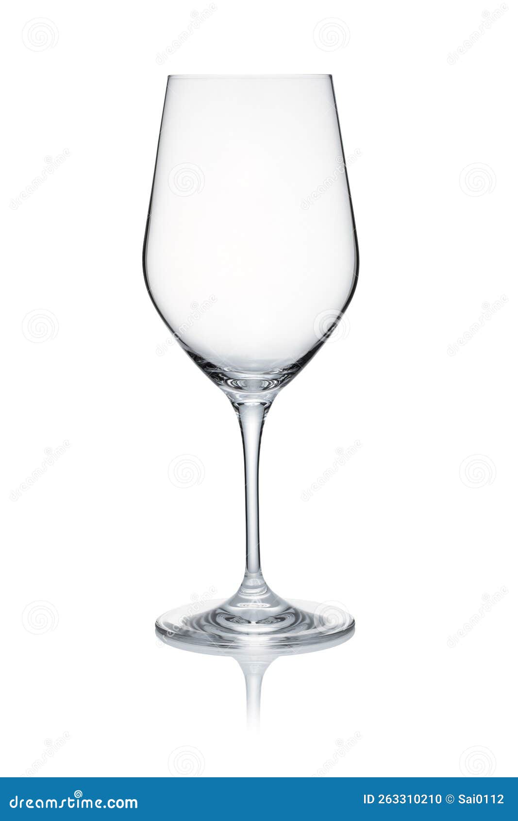 Wine Glasses Placed on White Background Stock Photo Image of crystal