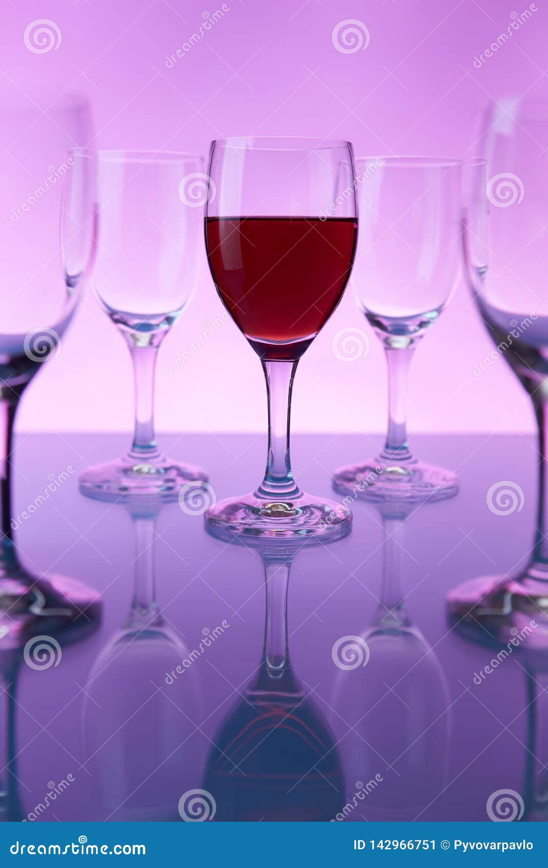 Wine glasses stock image. Image of bocal, goblet, closeup 142966751