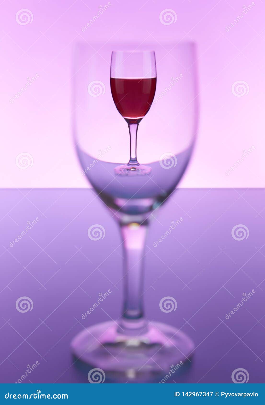 Wine glasses stock image. Image of empty, liquor, light 142967347