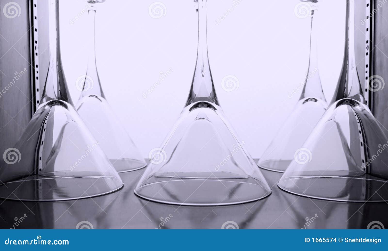 Wine glasses upside down stock photo. Image of full, facilities 1665574