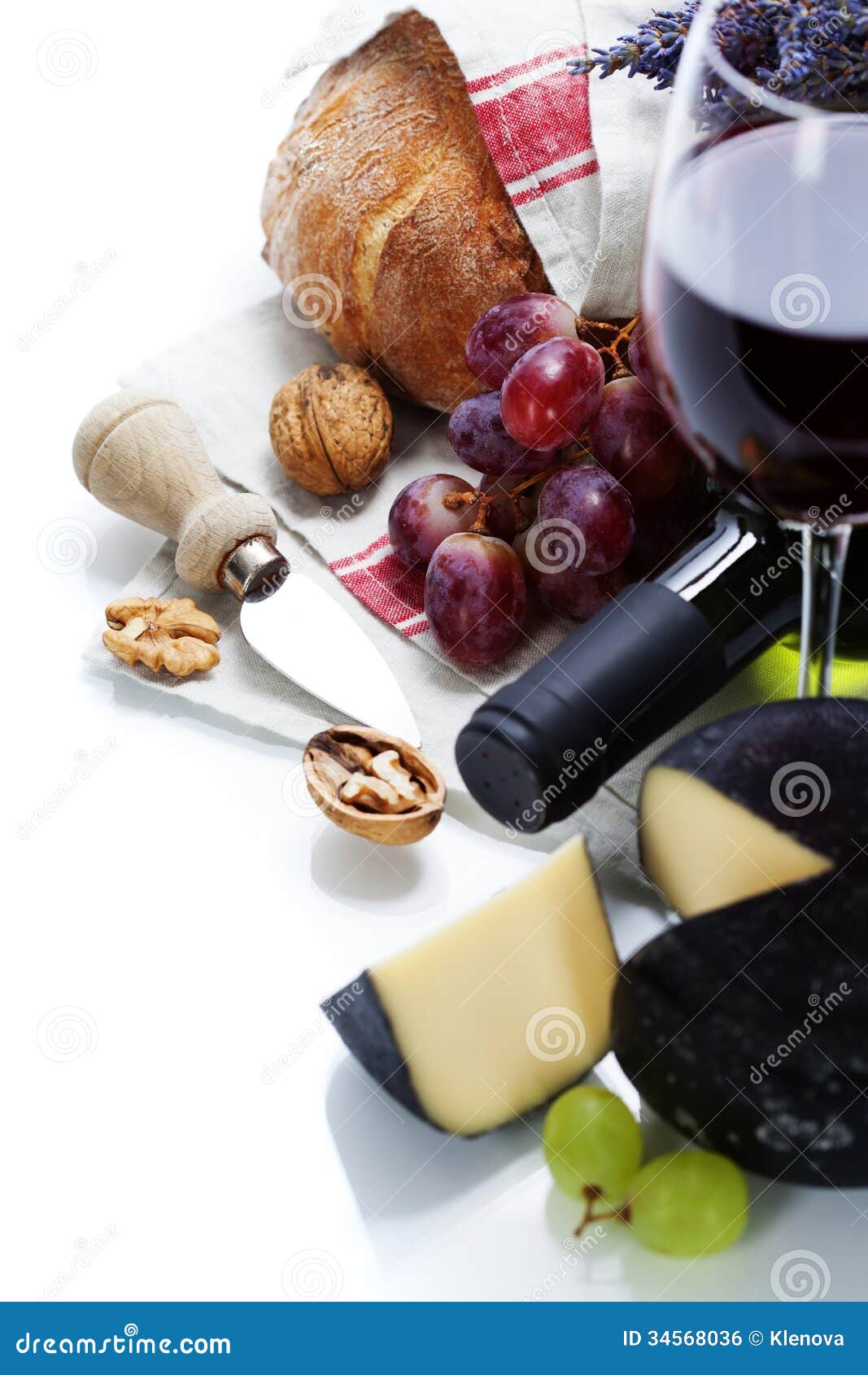 Wine, grape and cheese stock photo. Image of munster 34568036