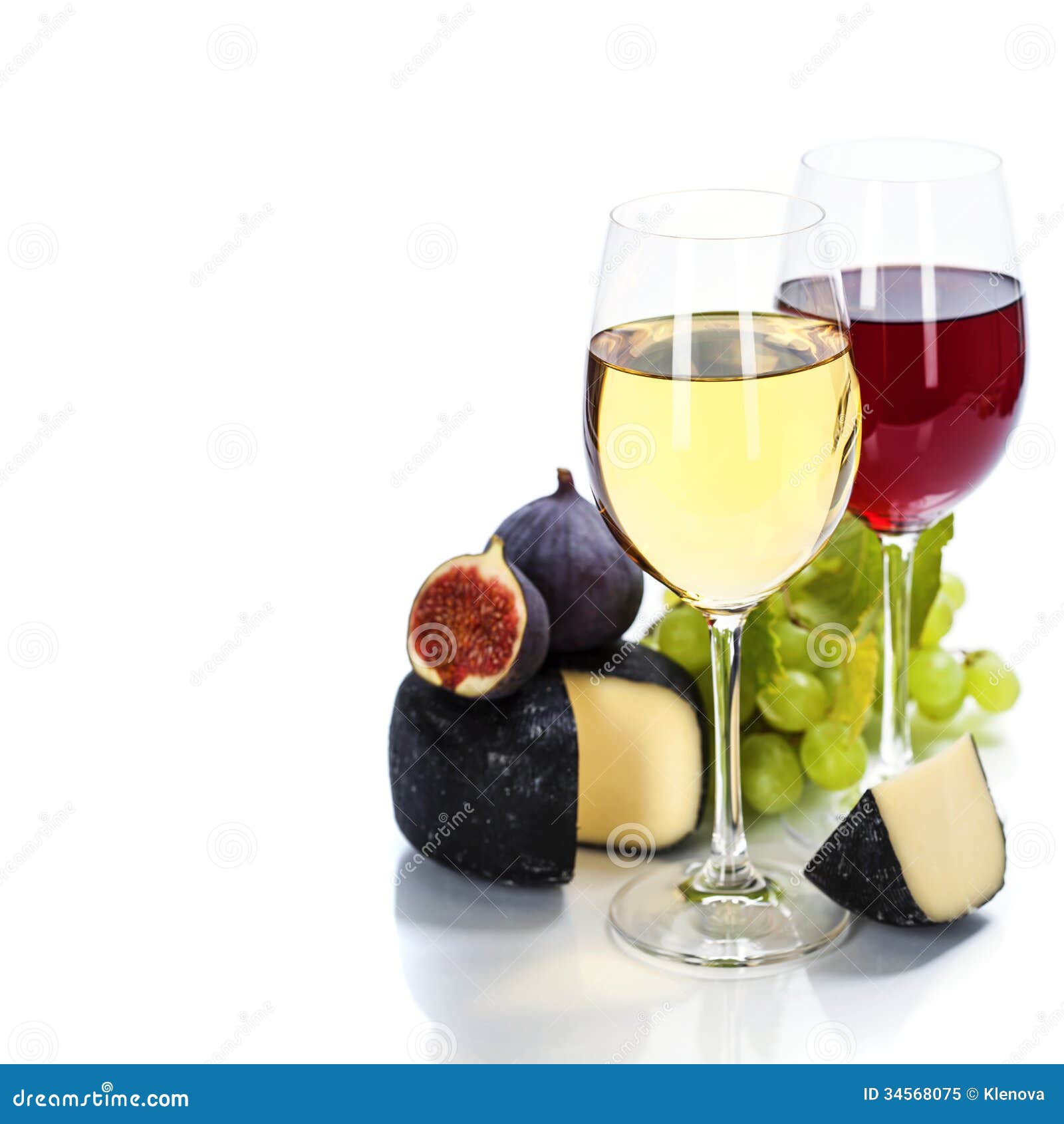 Wine, grape and cheese stock image. Image of chopping 34568075