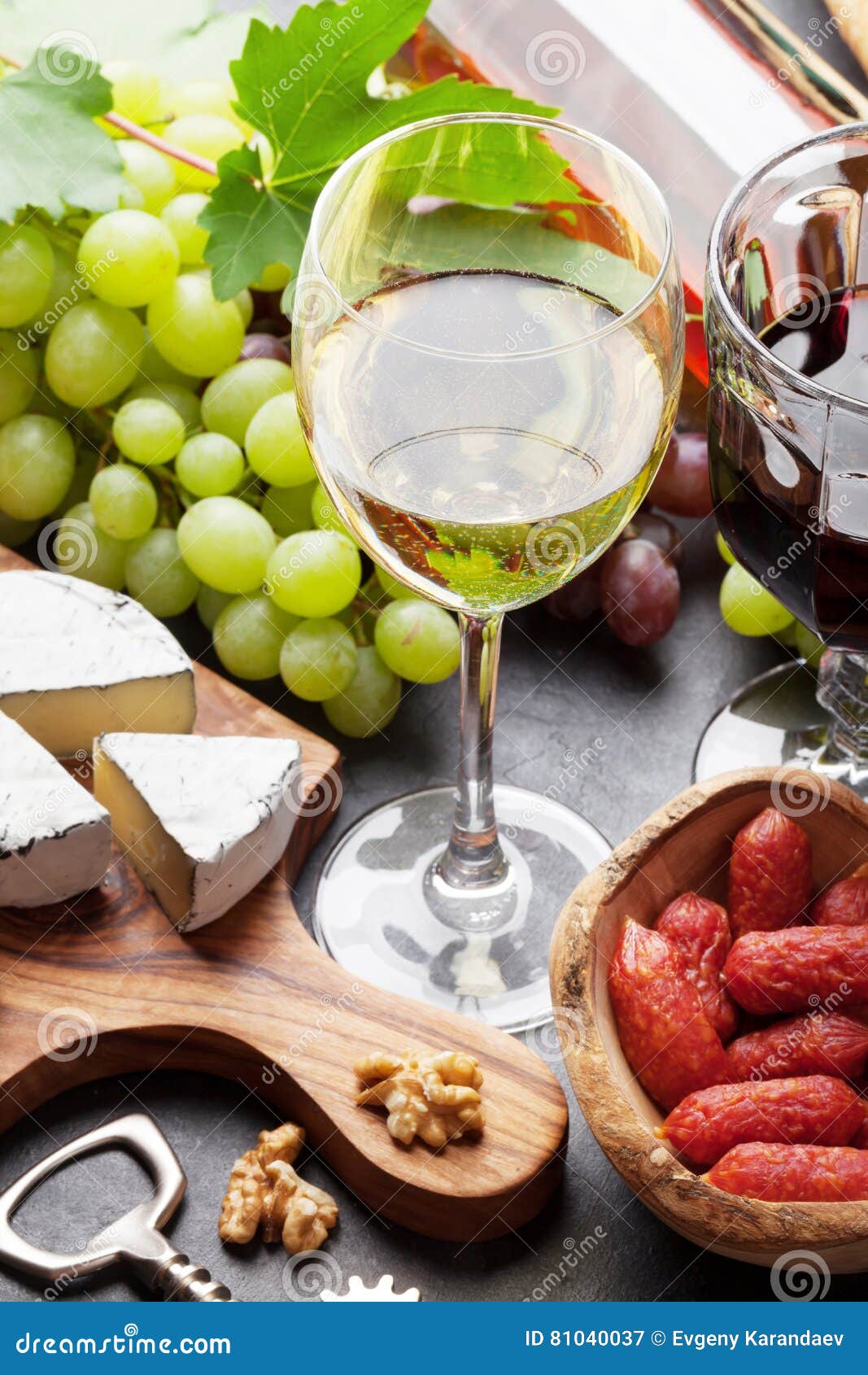 Wine, Grape, Cheese, Sausages Stock Image Image of cheese, alcohol