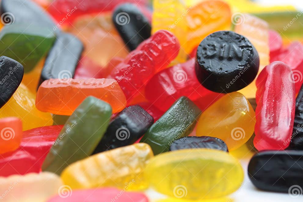 Wine gums stock photo. Image of liquorice, colors, fruity 10403738