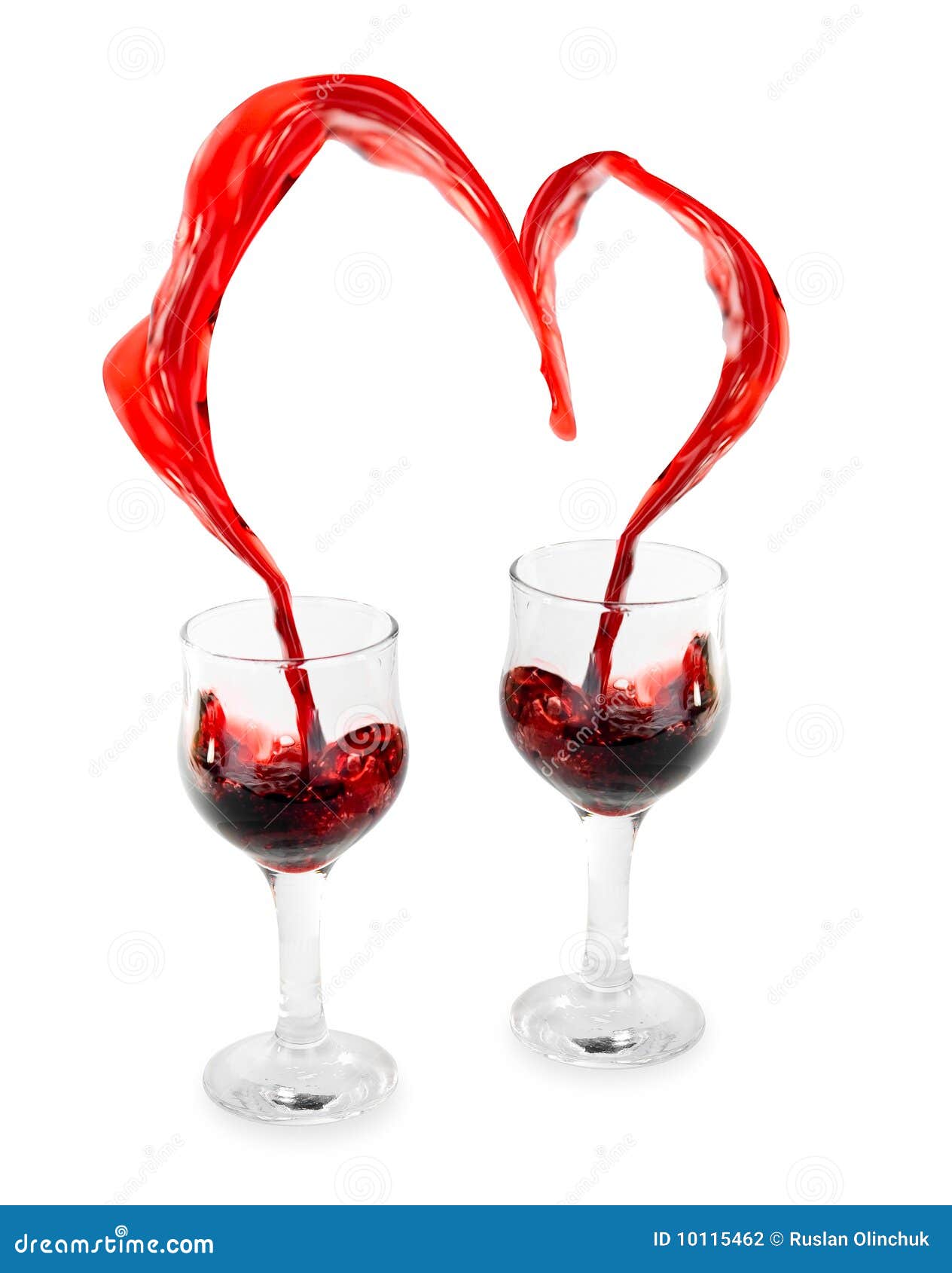 Wine Heart stock photo. Image of drink, anniversary, honeymoon 10115462